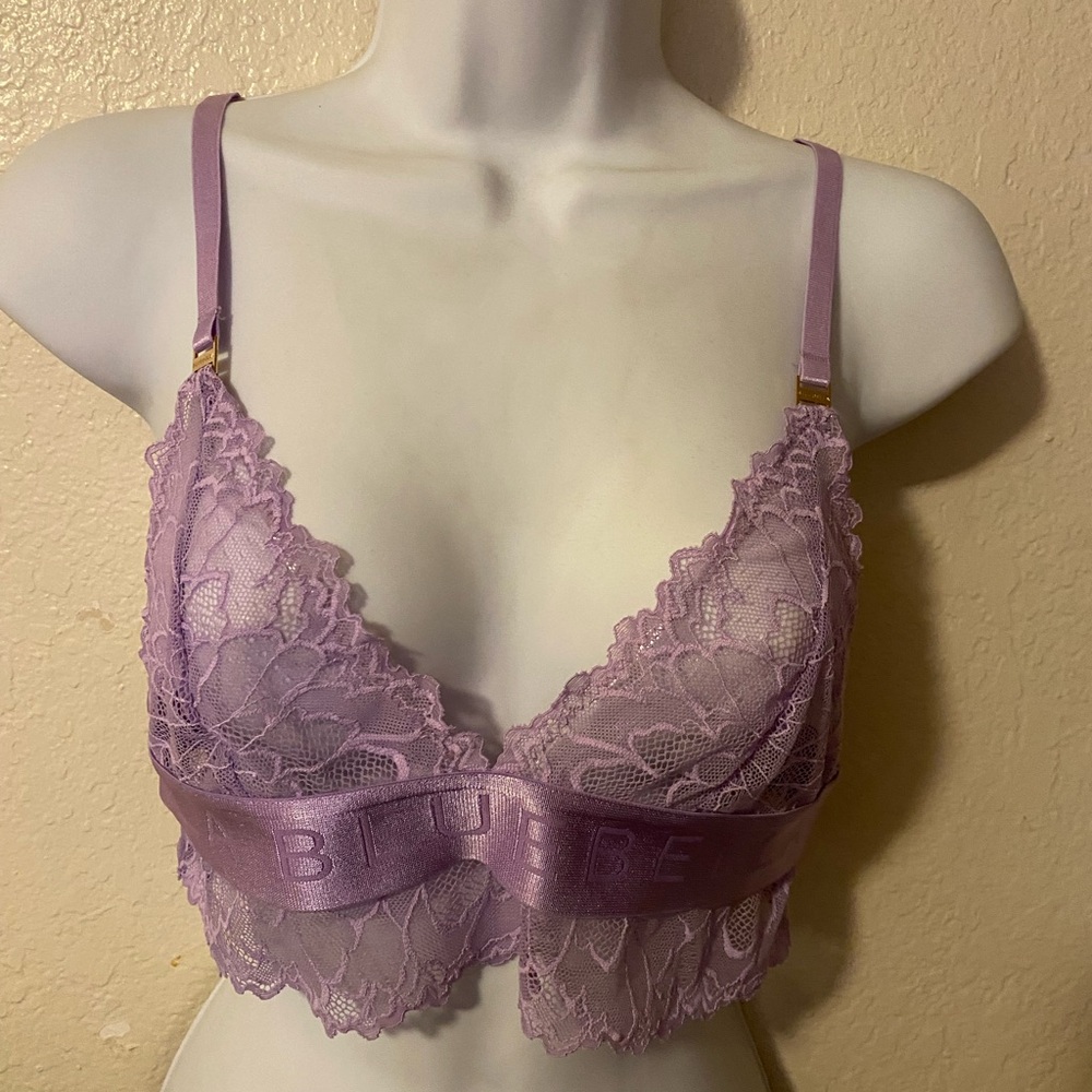Bluebella lilac lace bra
